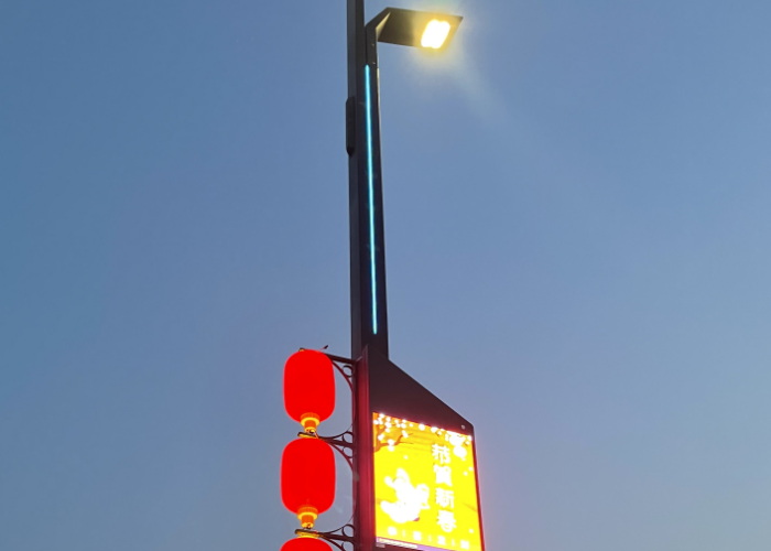 多功能监控照明一体化路灯杆价格多少钱一套